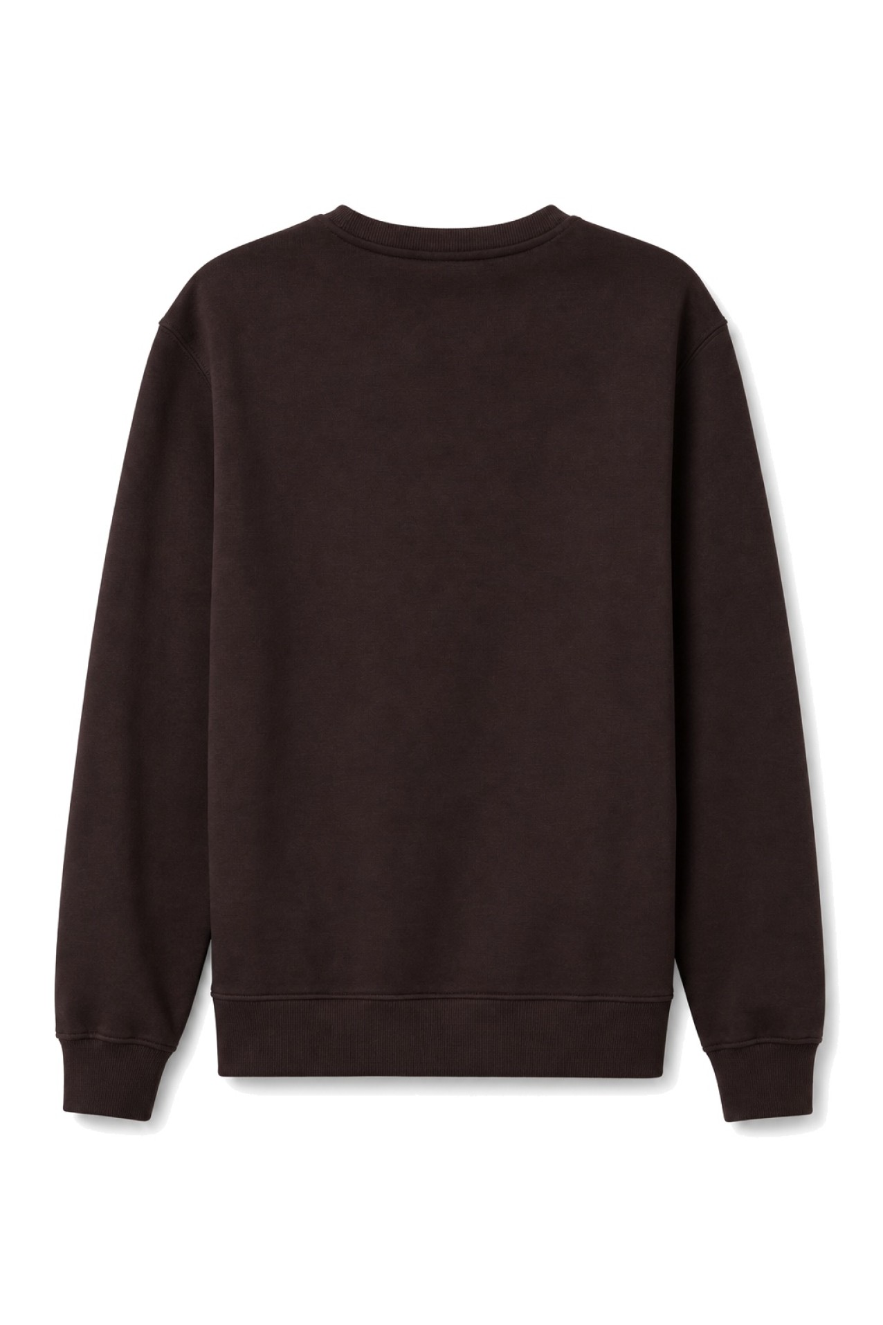 Sudadera marr�n con estampado