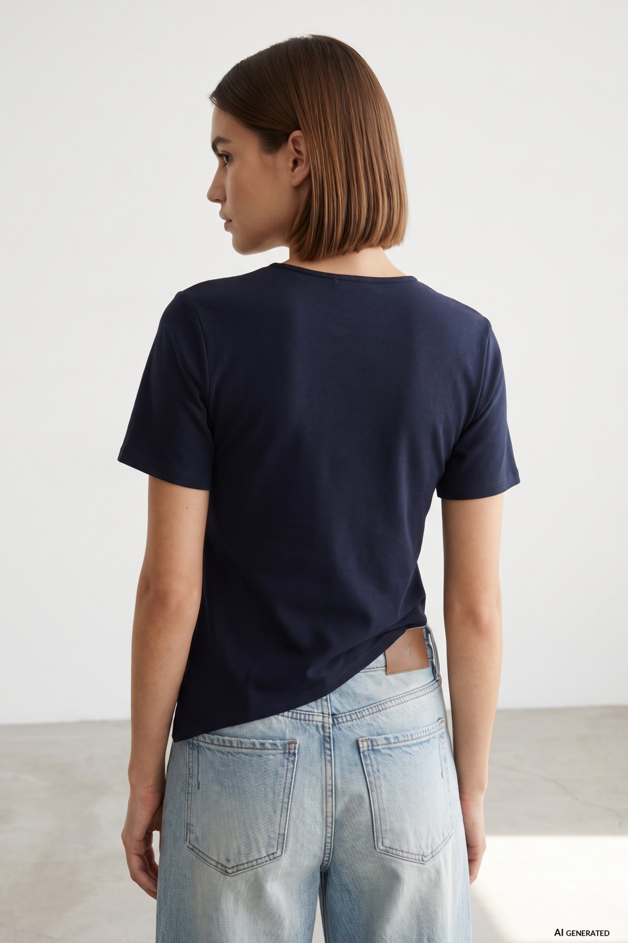 Navy Blue Regular T-shirt