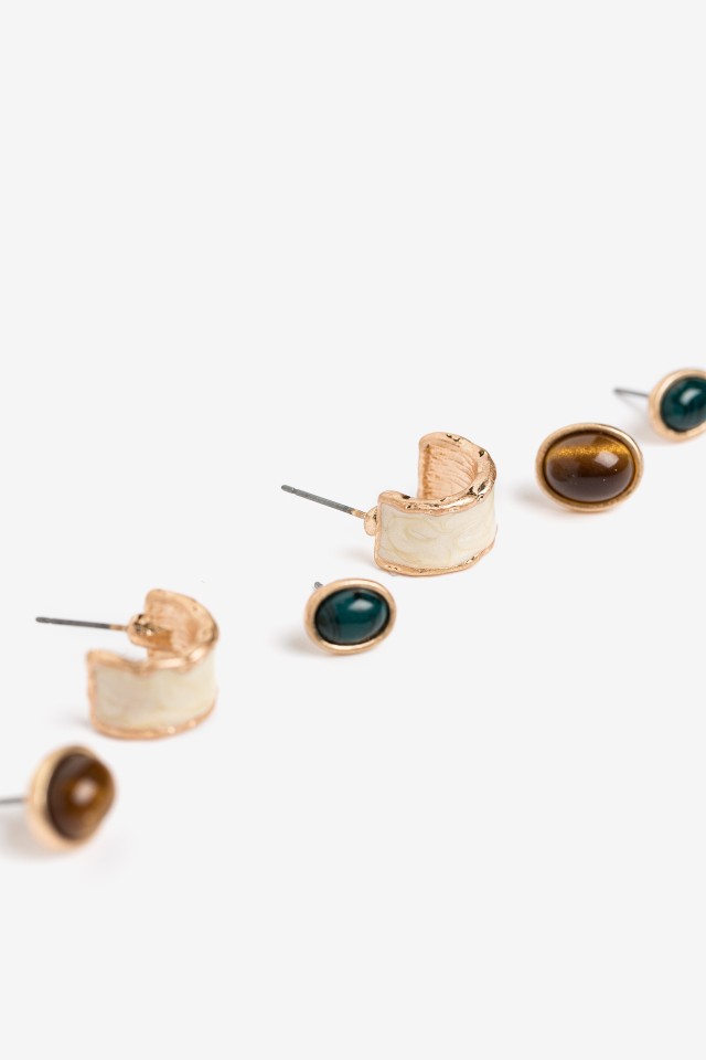 Gold-Tone Earring Set Gold-Tone Earring Set