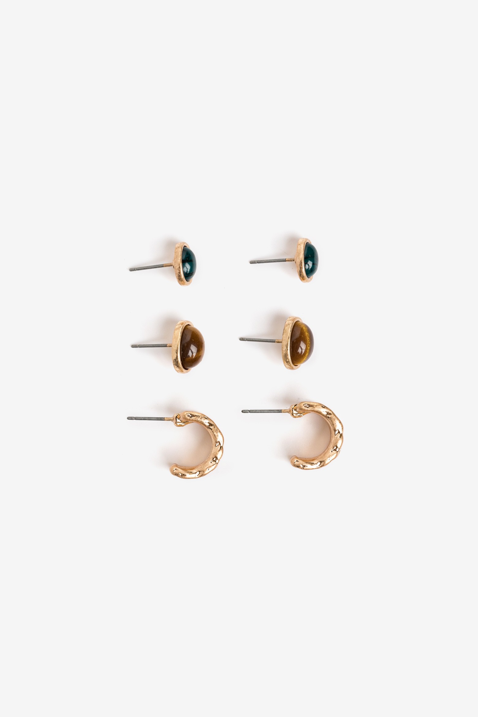 Gold-Tone Earring Set