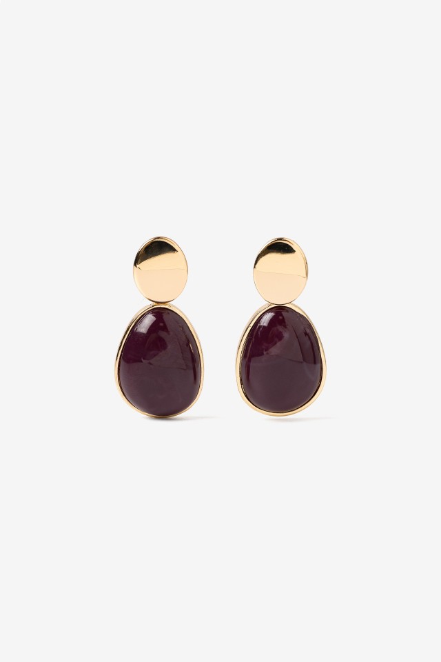 Gold-Tone Drop Earrings