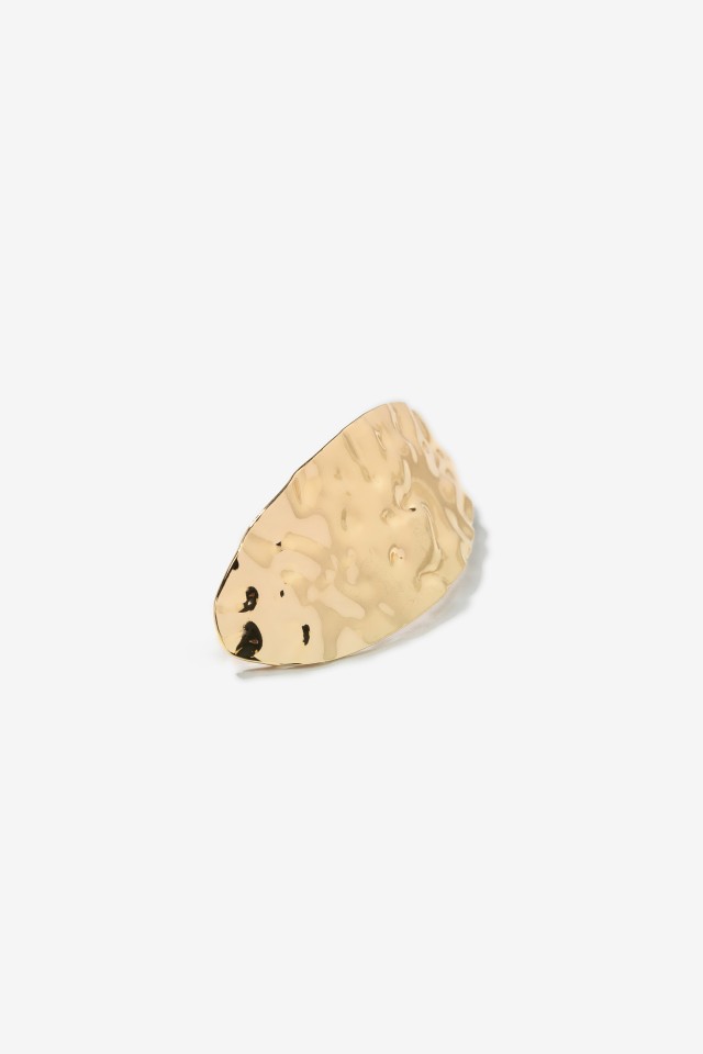 Gold-Toned Hammered Hair Clip Gold-Toned Hammered Hair Clip