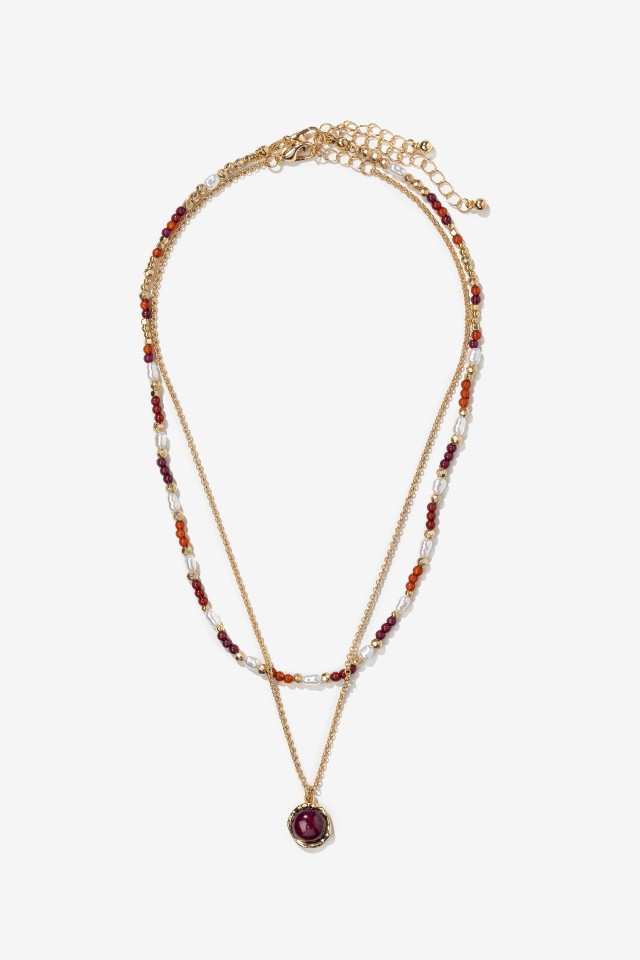 Layered Gold-Tone Necklace