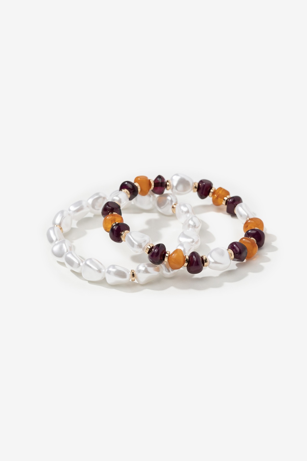 Gold-Tone Beaded Bracelets