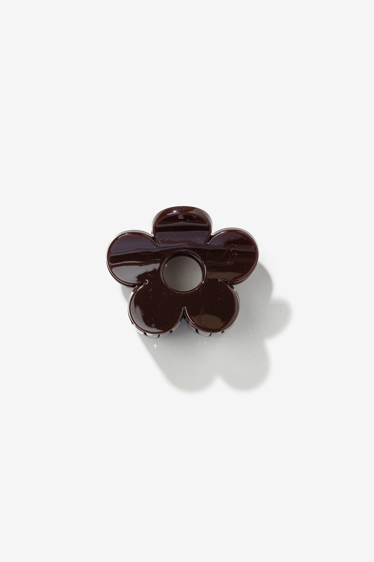 Brown Flower Hair Clip