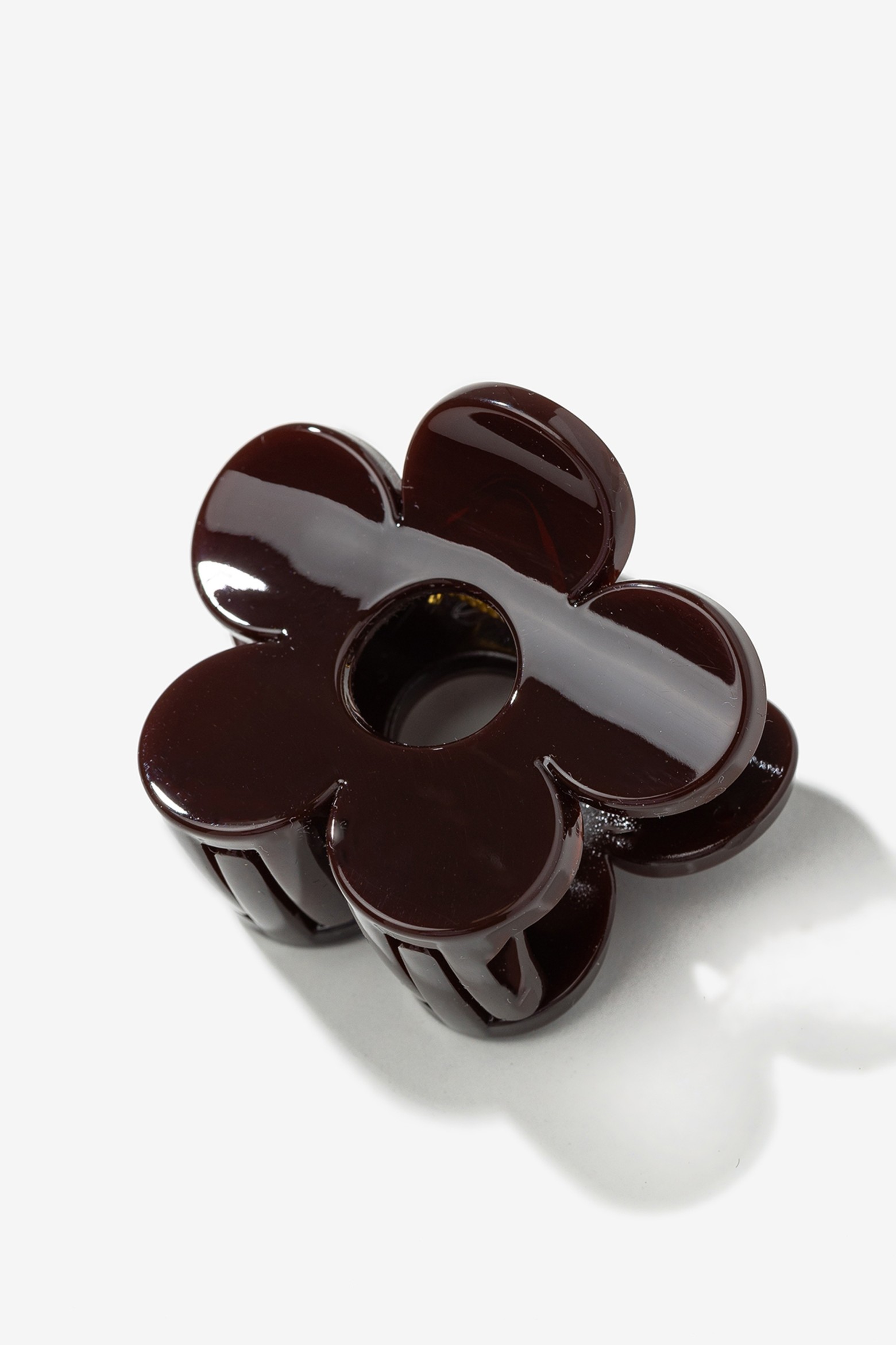 Brown Flower Hair Clip