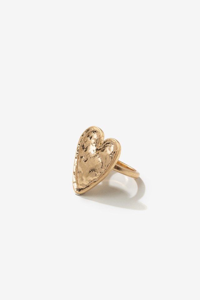 Gold Heart Ring Gold Heart Ring