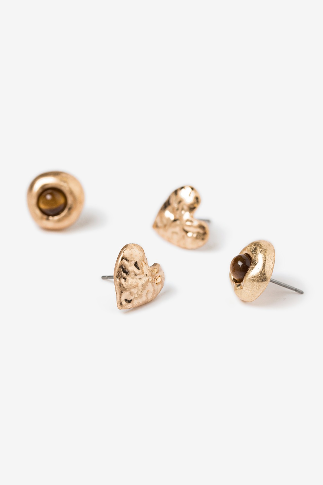 Gold-Tone Stud Earrings