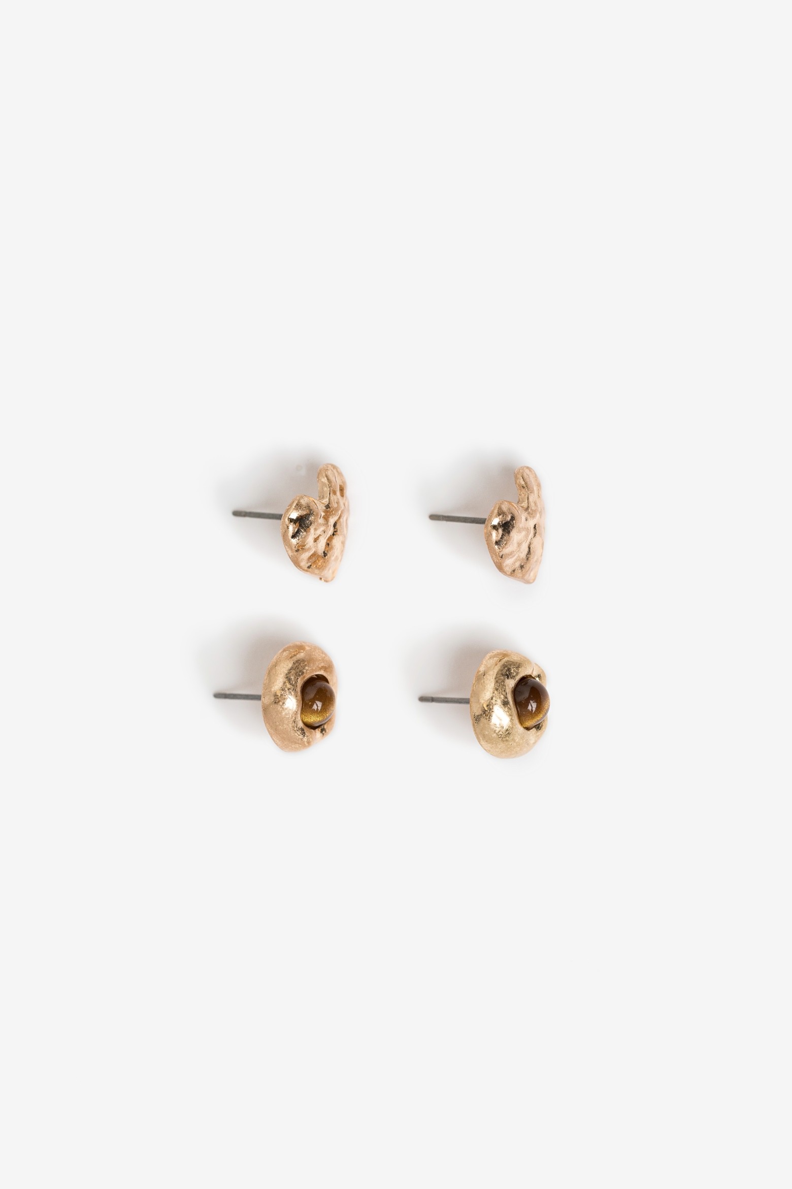 Gold-Tone Stud Earrings