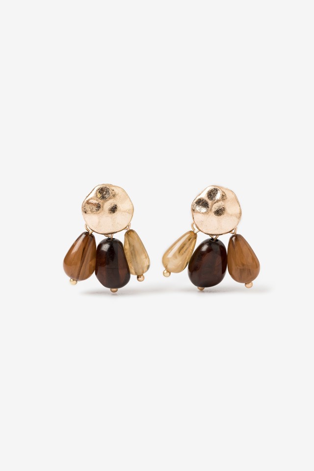 Gold-Tone Drop Earrings