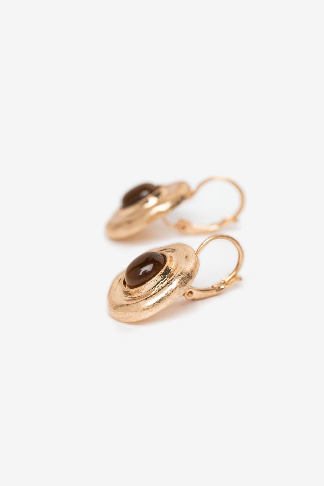 Gold-Tone Oval Earrings Gold-Tone Oval Earrings