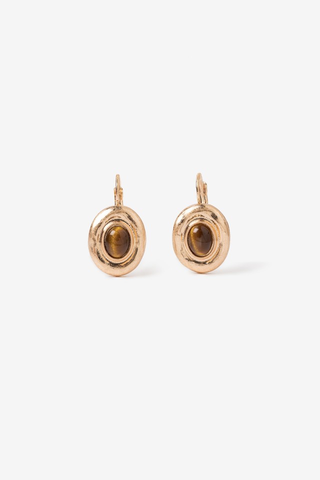 Gold-Tone Oval Earrings Gold-Tone Oval Earrings