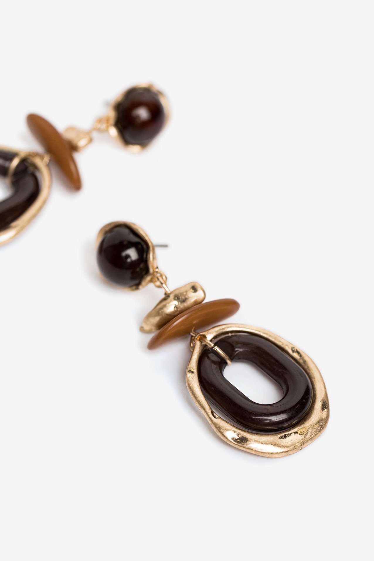 Gold-Tone Drop Earrings
