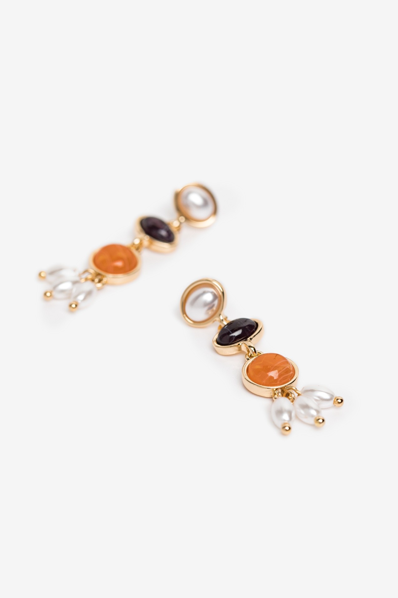 Gold-Tone Drop Earrings