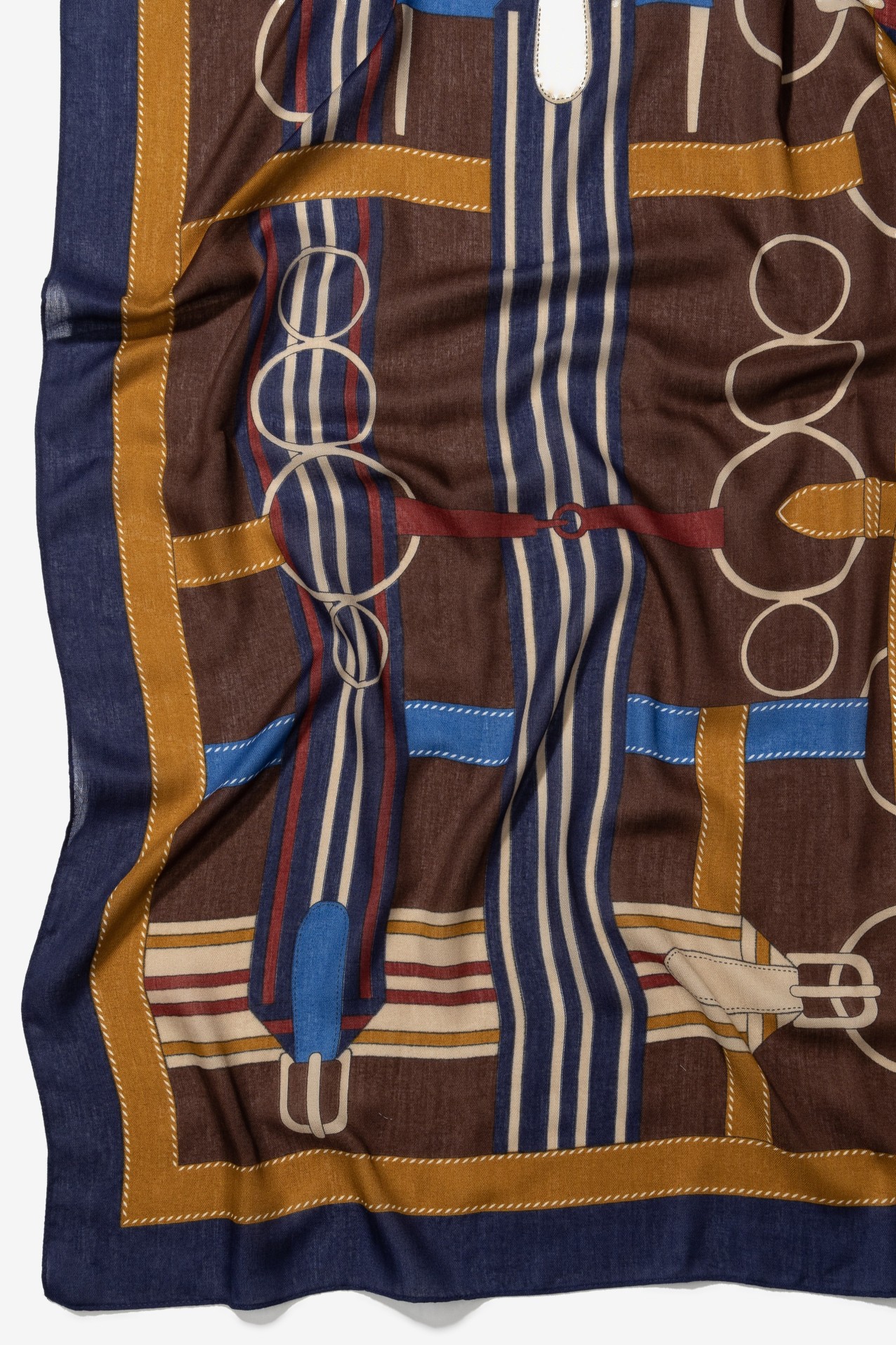 Len�o Castanho Estampado