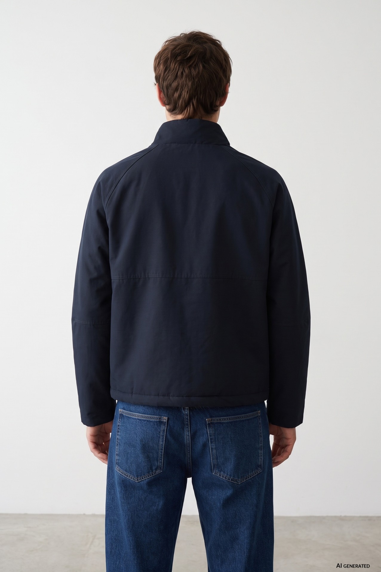Navy Short Regular Jacket
