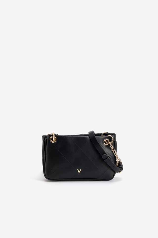 Black Quilted Chain Bag