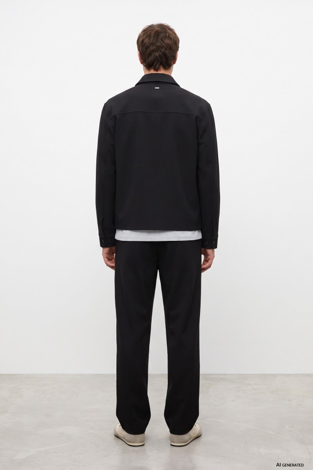 Relaxed Black Baggy Trousers Relaxed Black Baggy Trousers