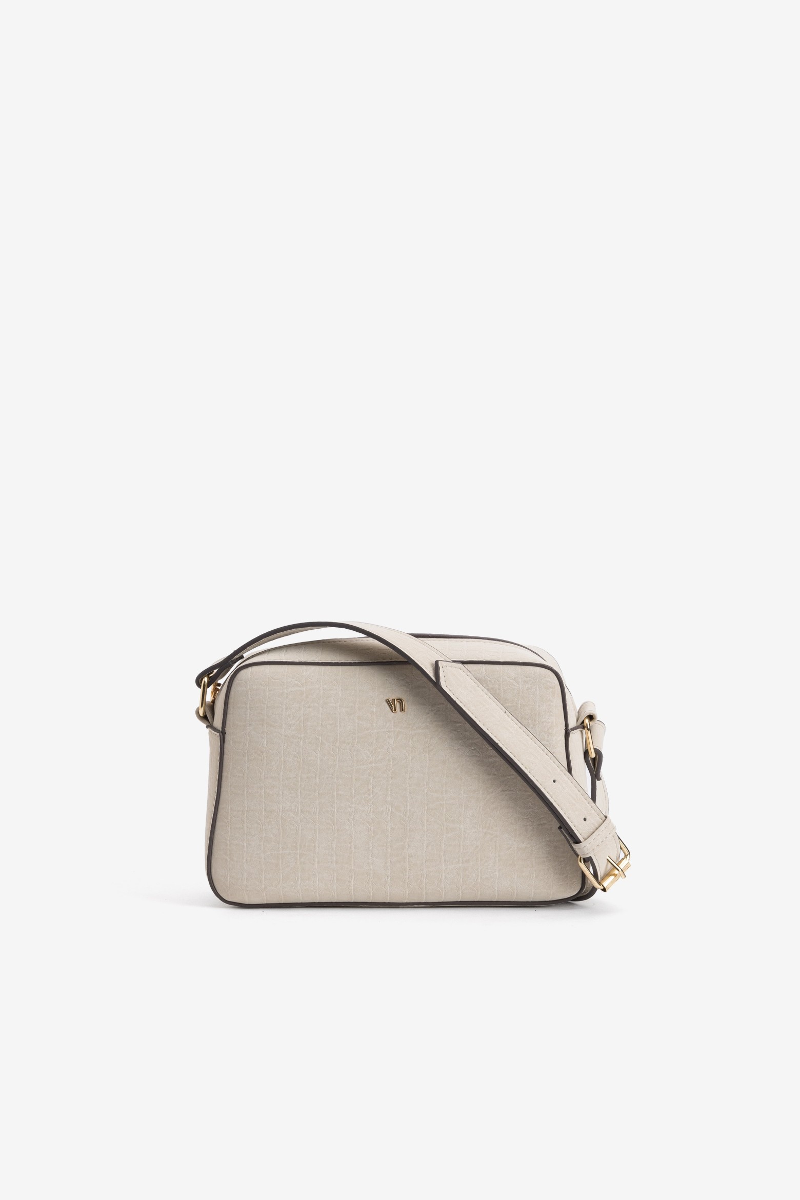 Cartera bandolera beige claro