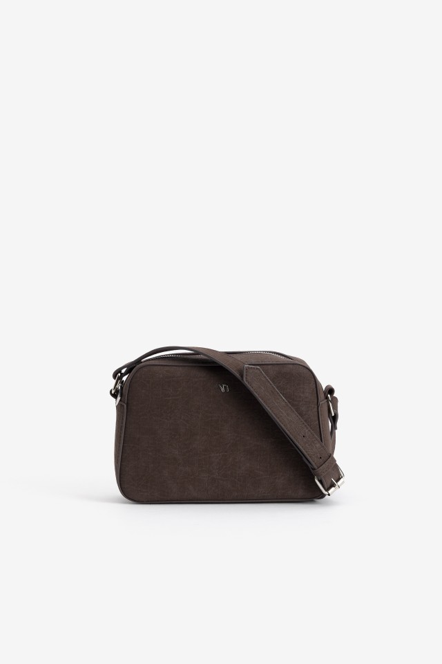 Brown Minimalist Crossbody Bag