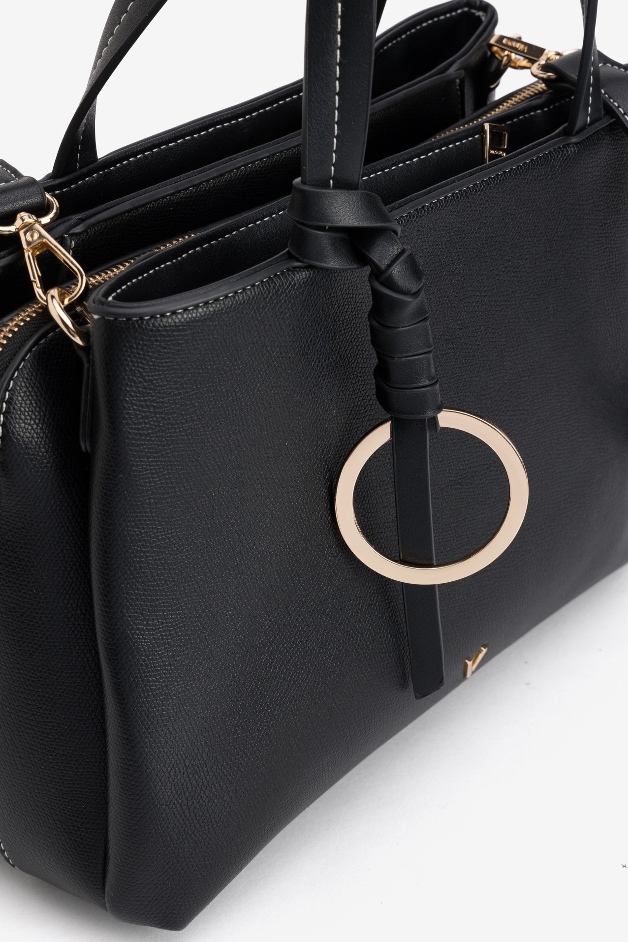 Bolso negro asa doble