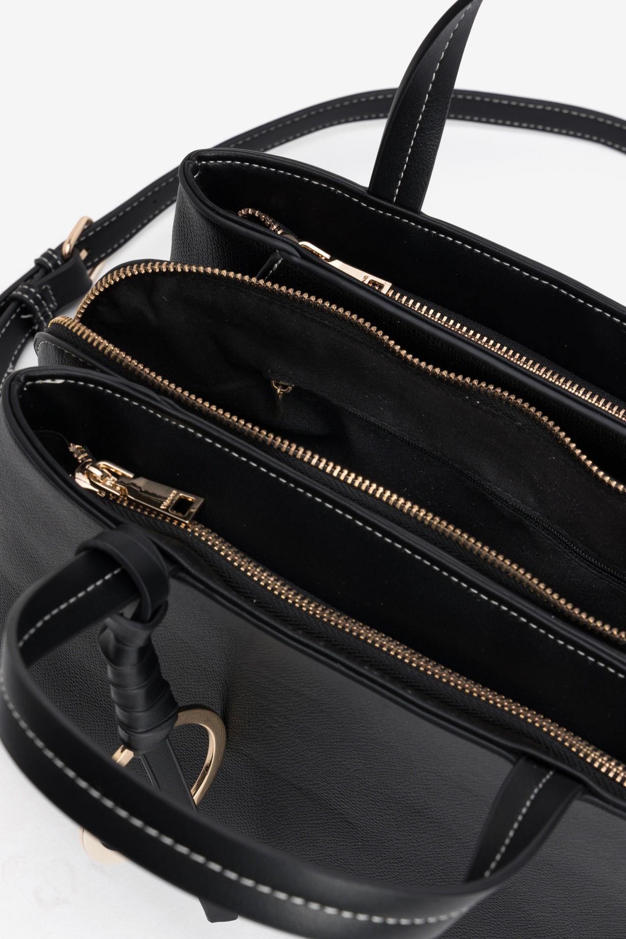 Bolso negro asa doble