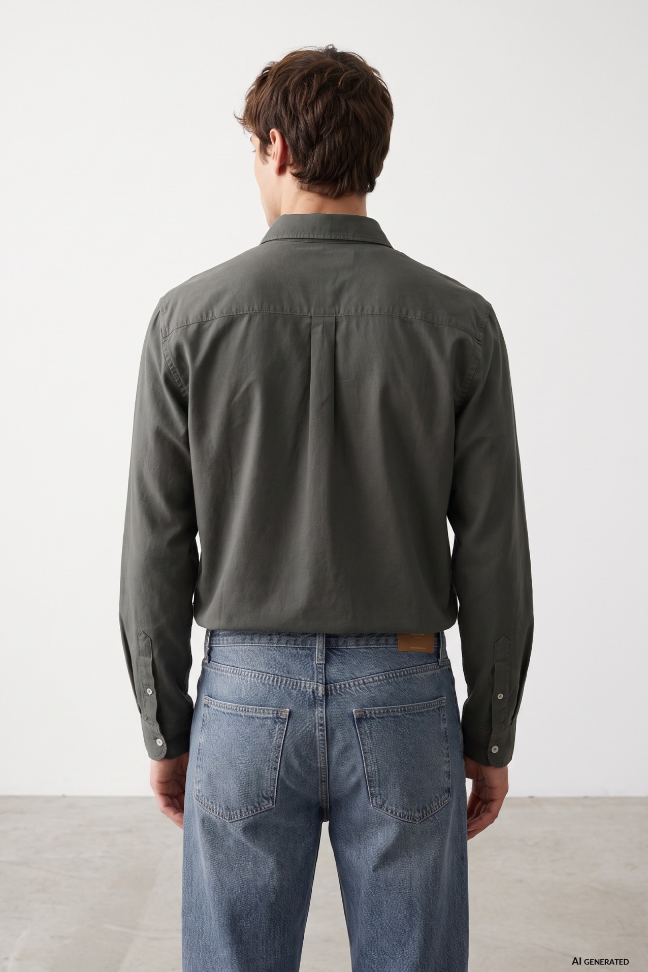 Camisa de Algod�n Lisa