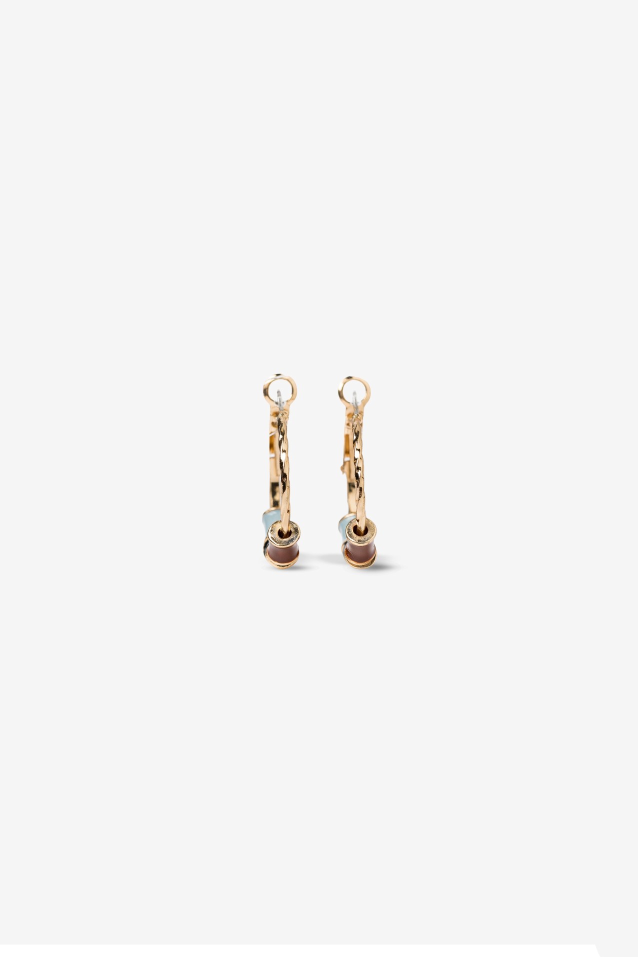 Gold Slim Hoop Earrings