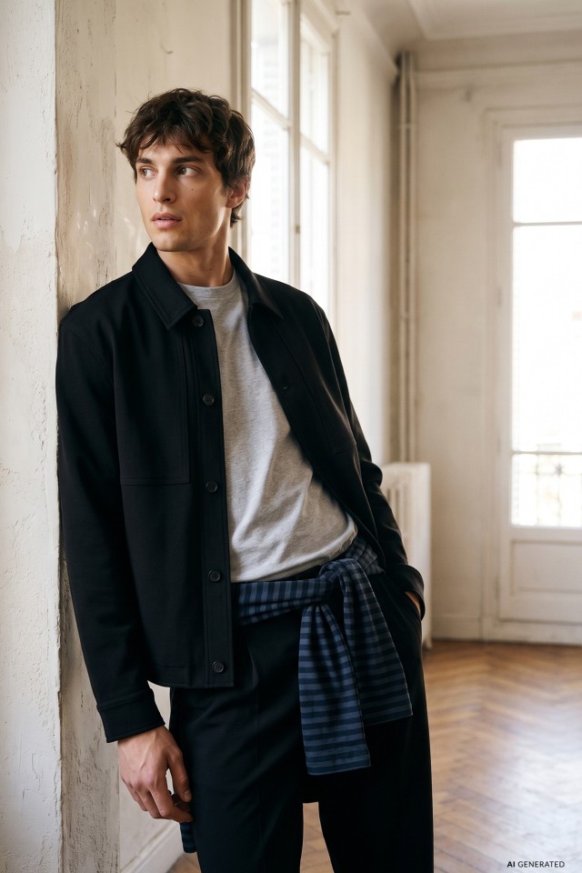 Black Short Regular Jacket