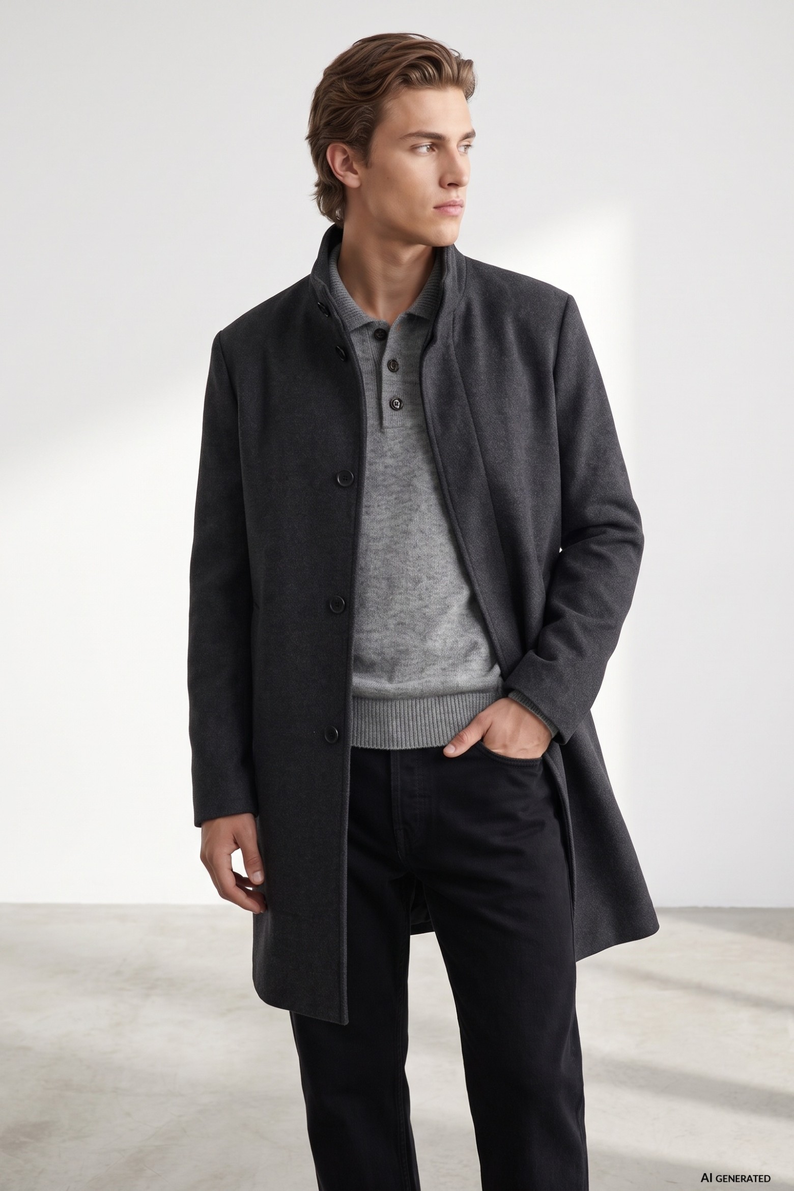 Long Grey Coat