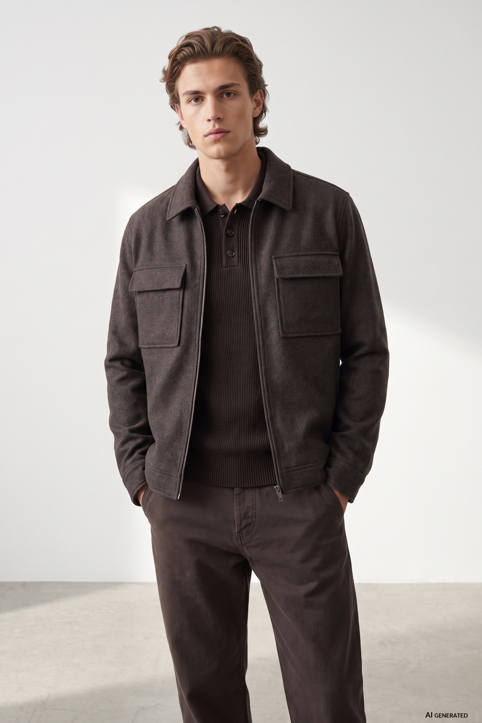Brown Short Jacket