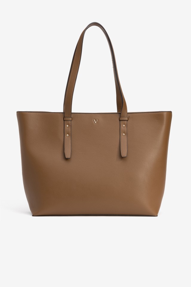 Bolso marr�n asa doble