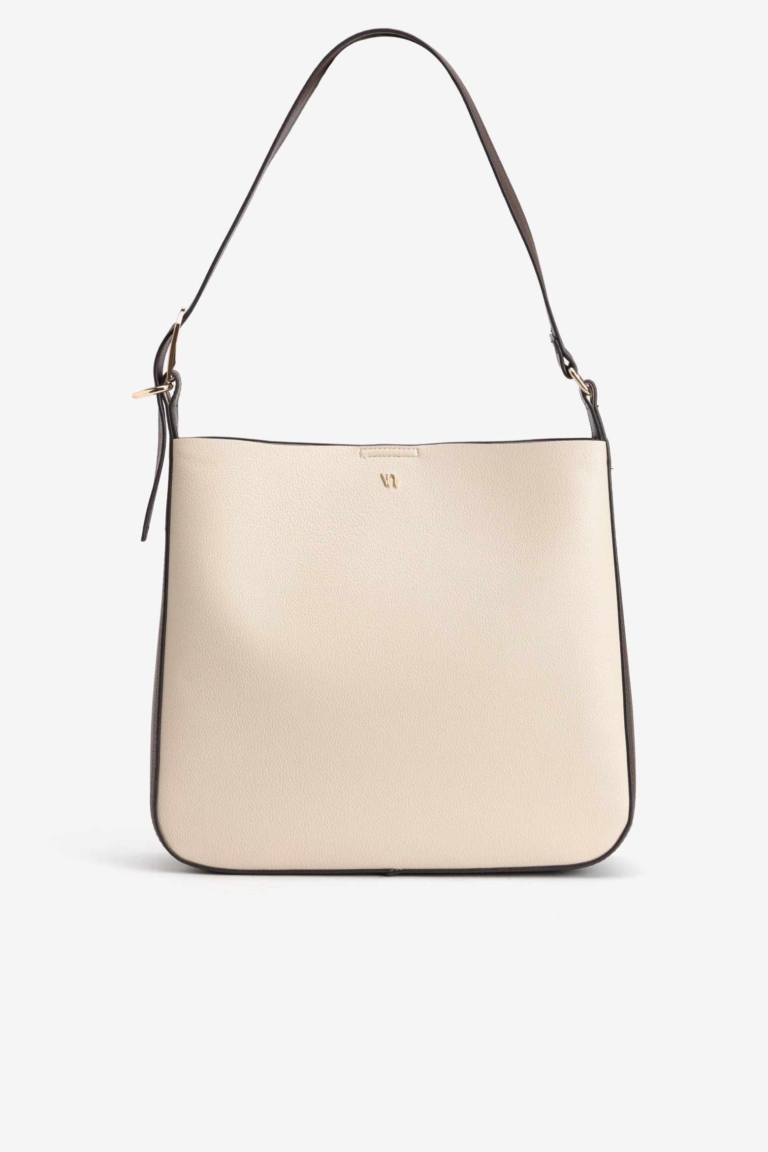 Minimalist Two-Tone Shoulder Bag