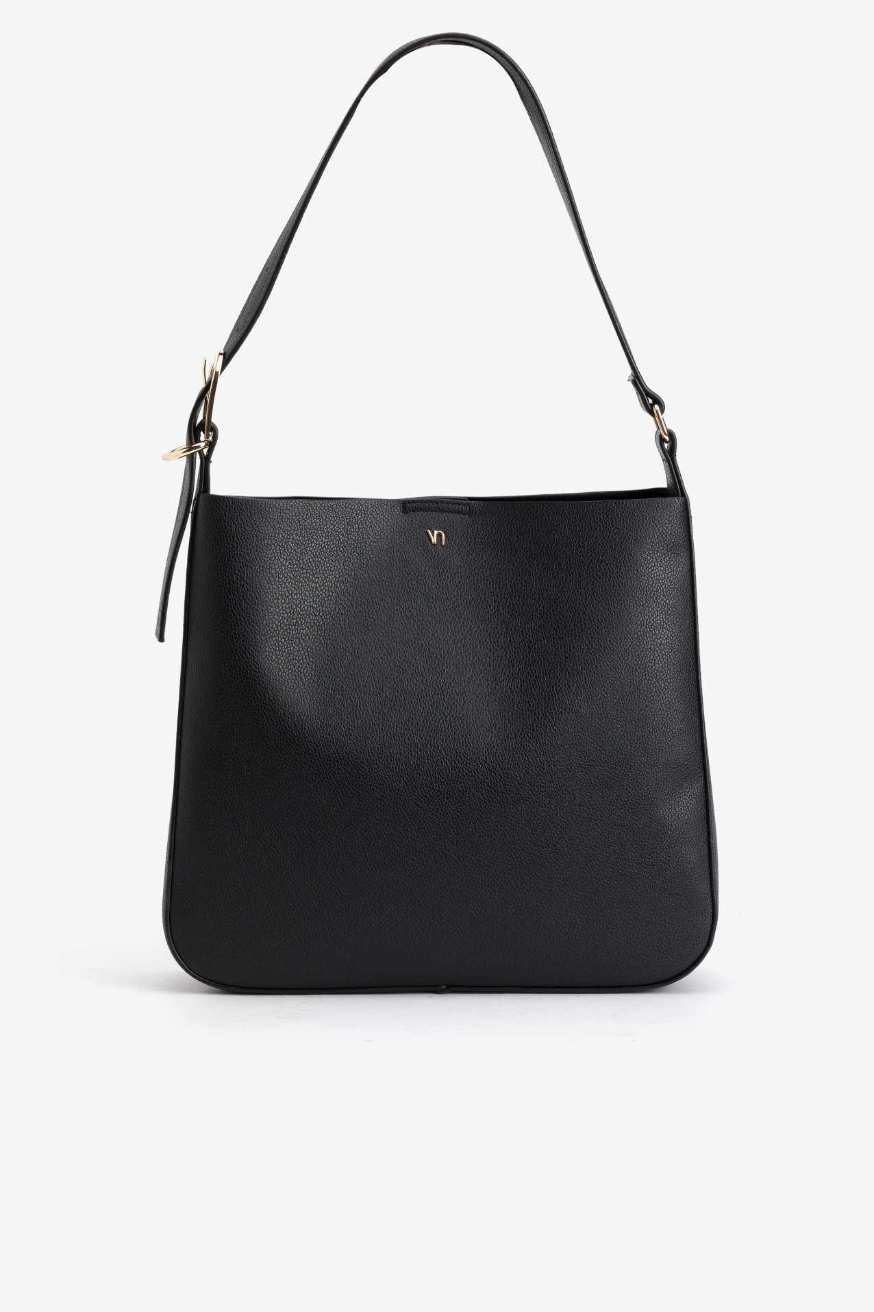 Black Minimal Shoulder Bag