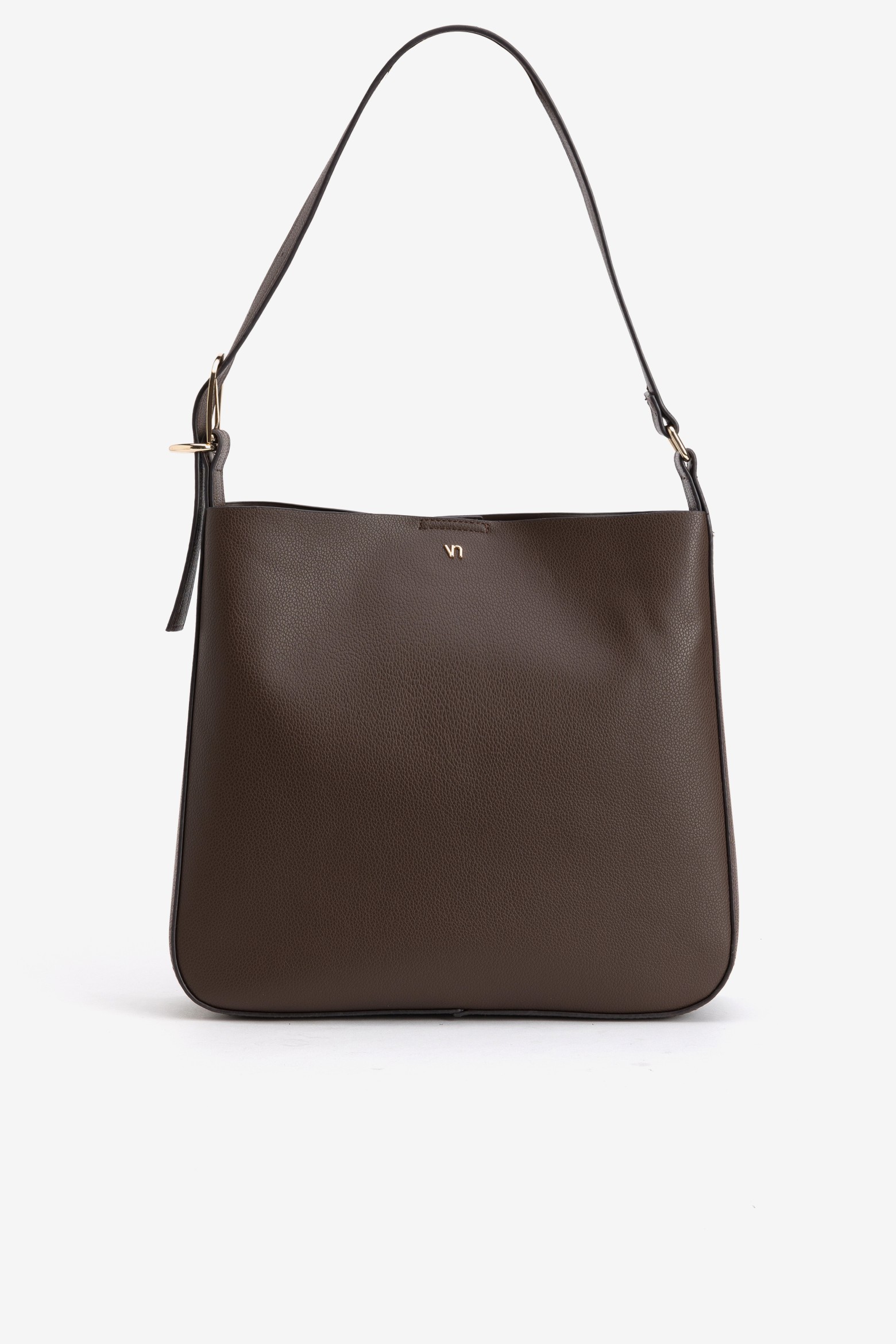 Brown Minimalist Shoulder Wallet