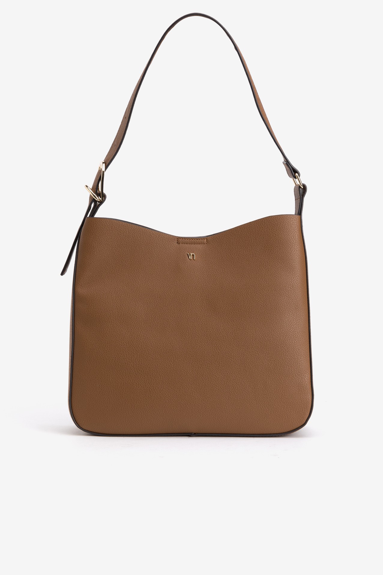Brown Minimalist Shoulder Bag