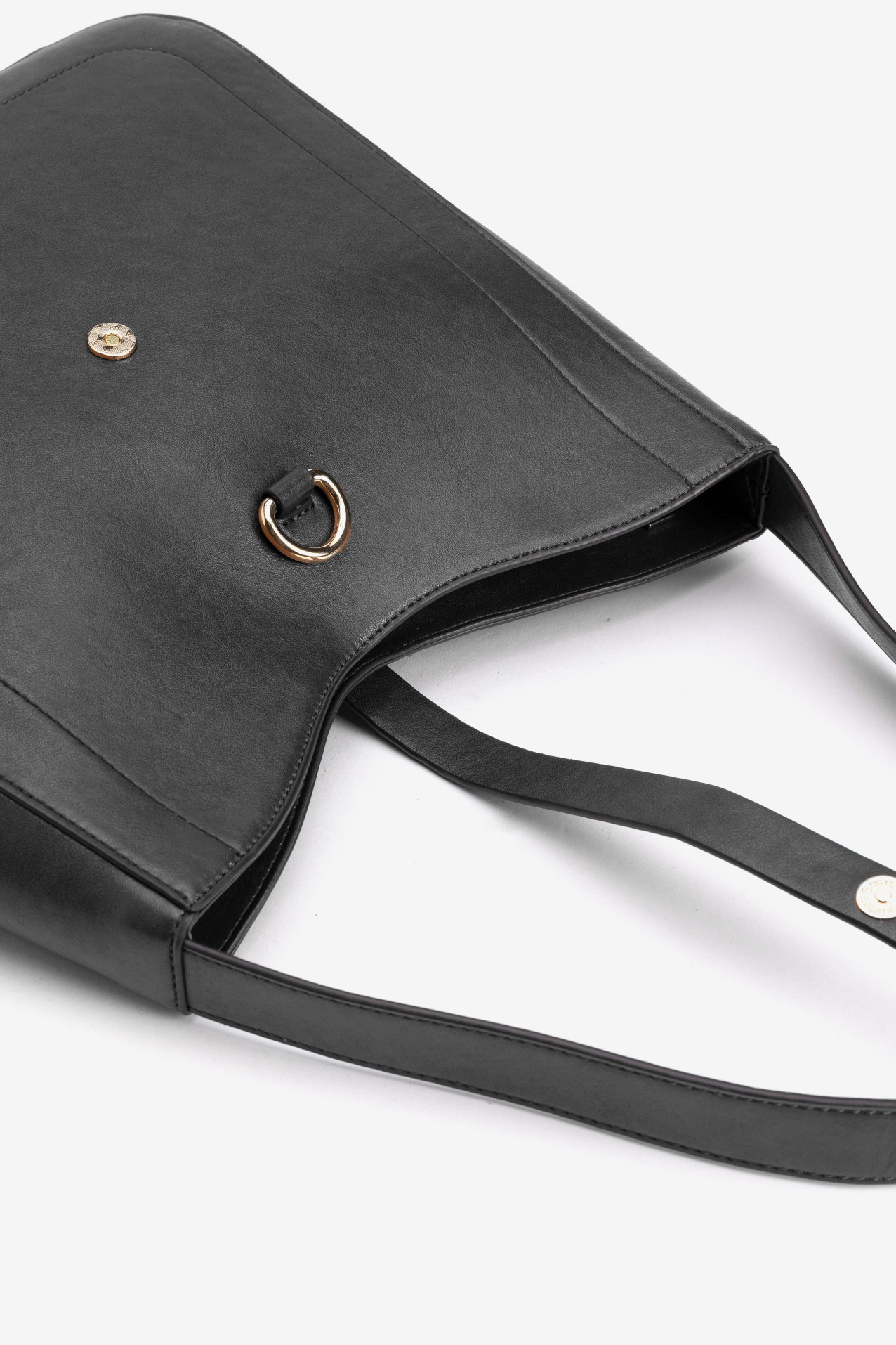 Black Minimal Shoulder Bag
