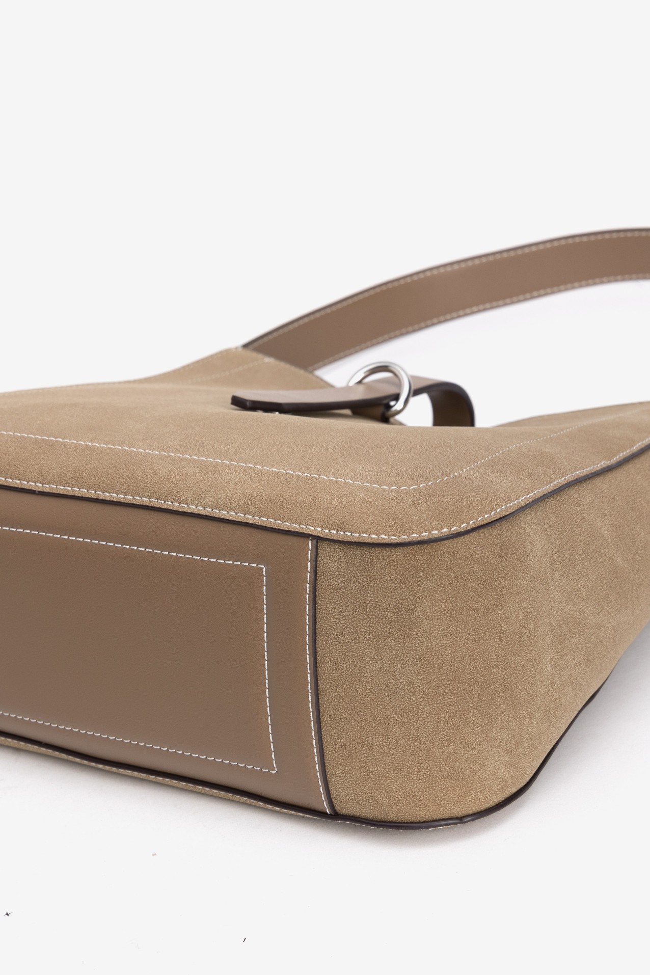Brown Minimalist Shoulder Bag