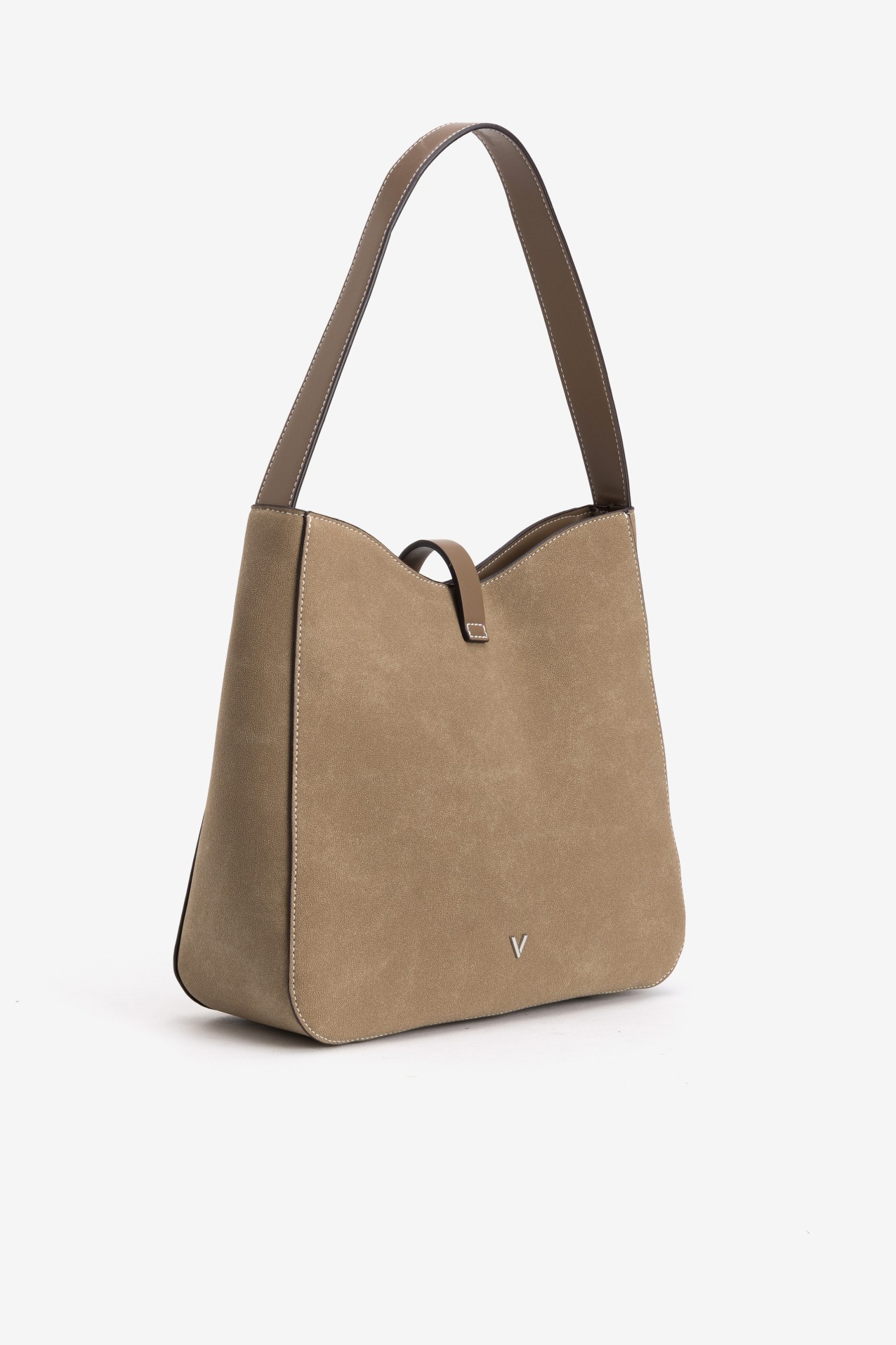 Brown Minimalist Shoulder Bag