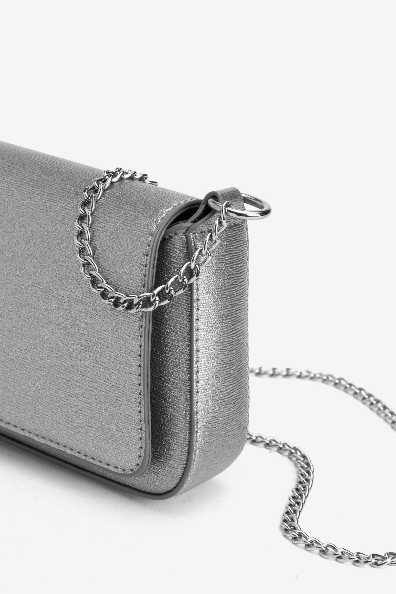 Silver Mini Wallet Bag