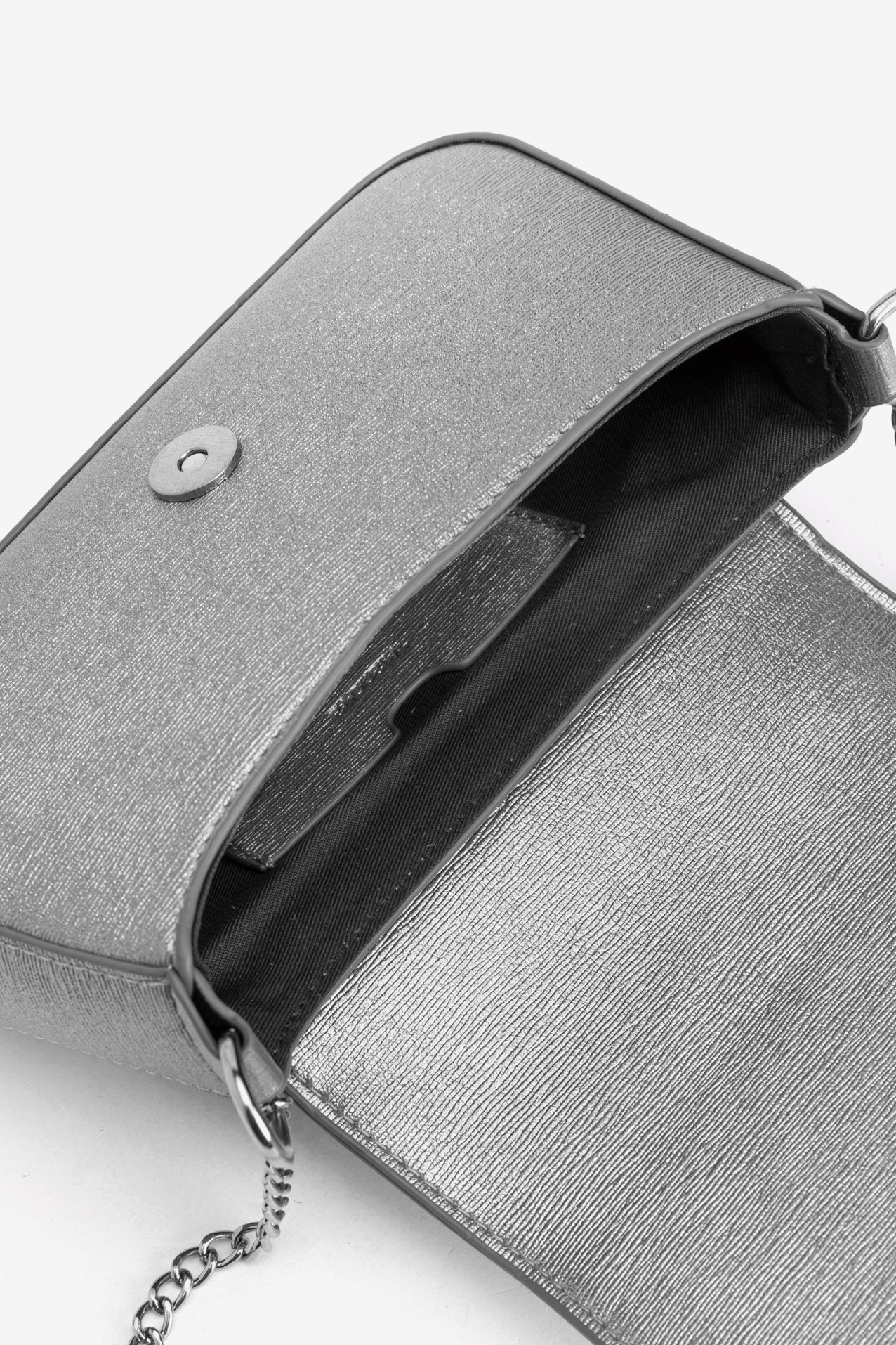 Silver Mini Wallet Bag