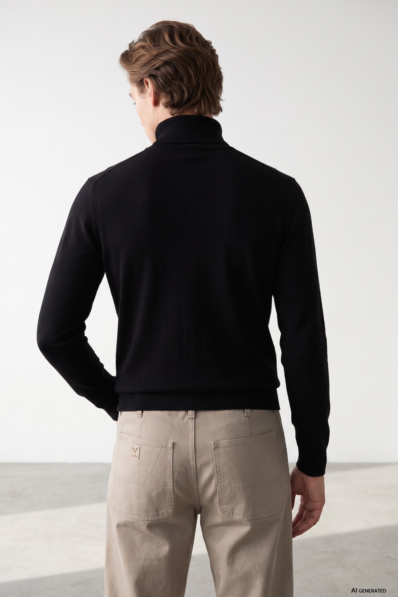 Black Turtleneck Sweater