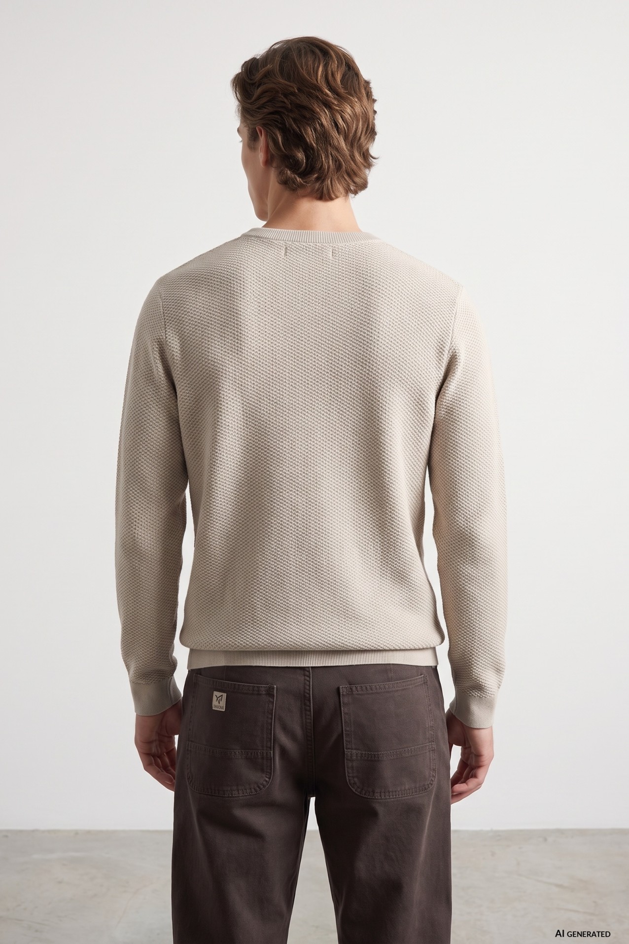 Jersey de punto gris