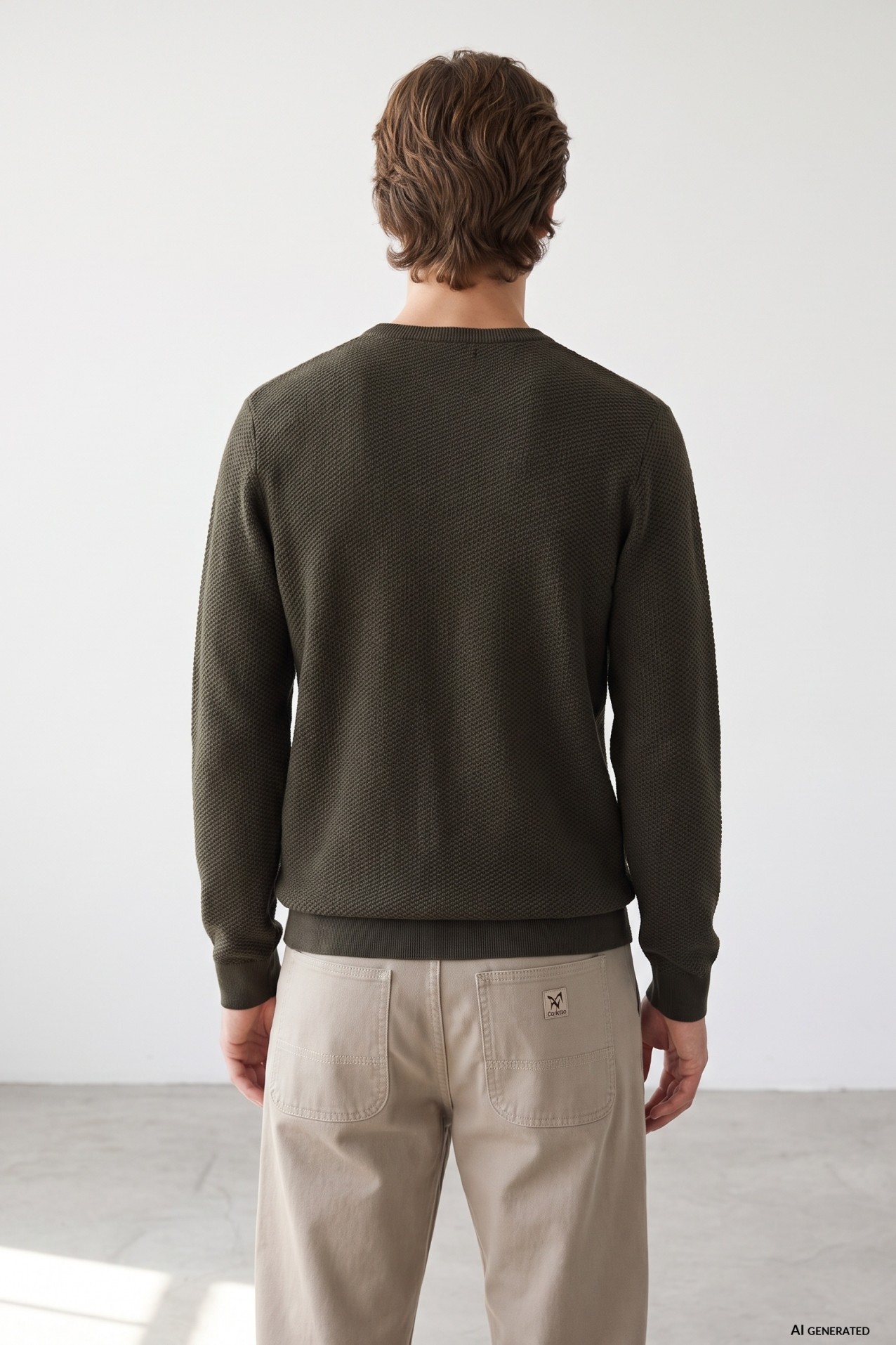 Dark Green Knitted Jumper