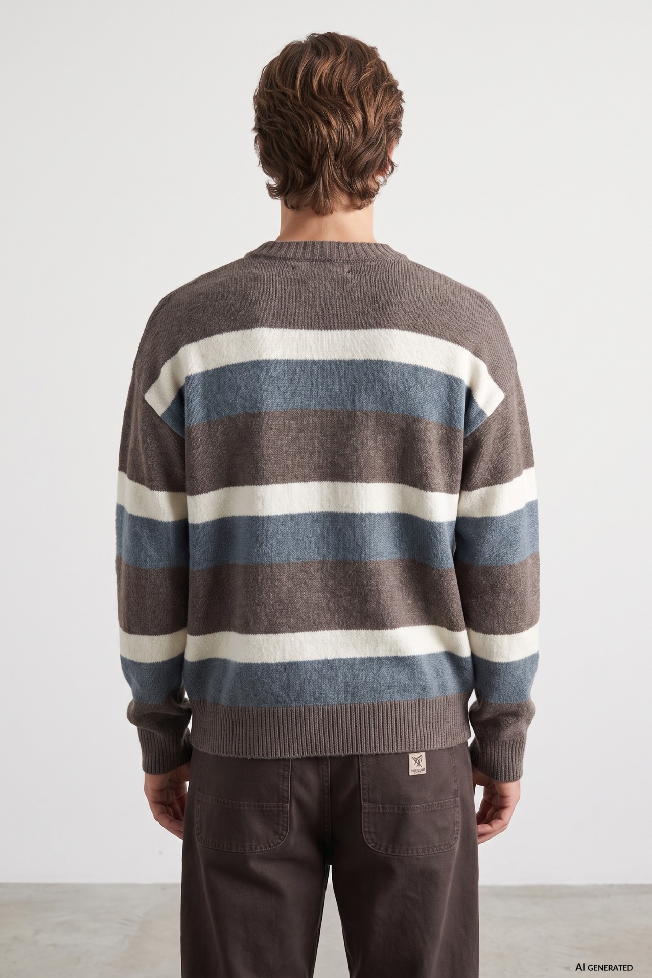 Camisola de Malha �s Riscas