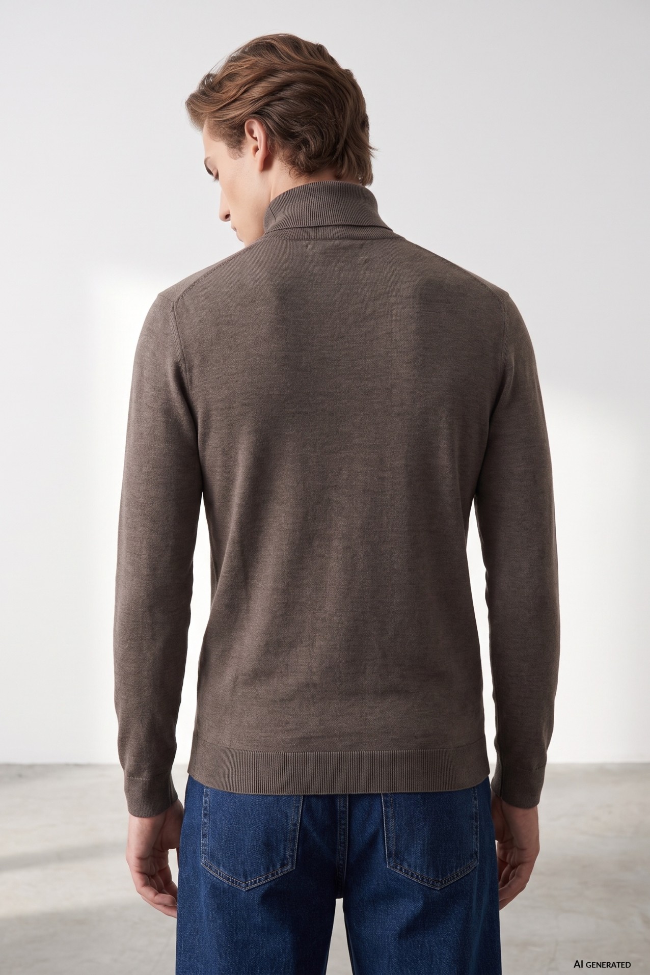 Camisola de gola alta