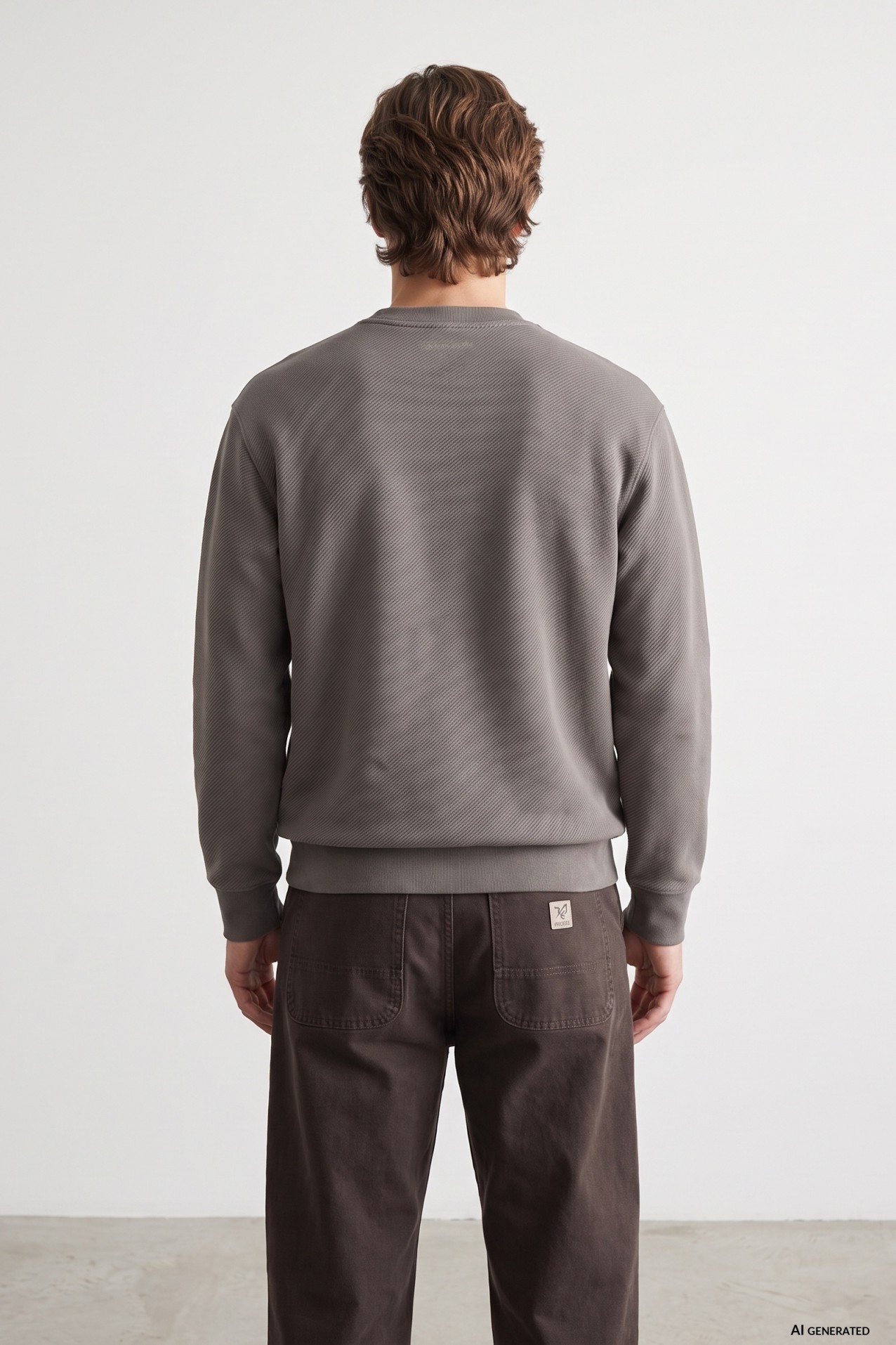 Brown Regular Sweatshirt