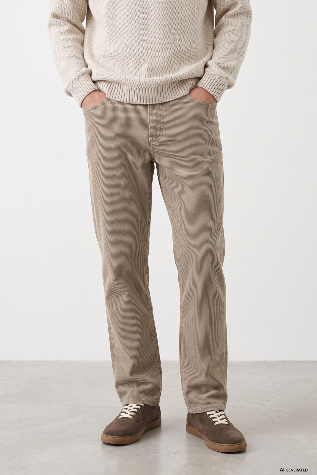 Straight-Leg Trousers