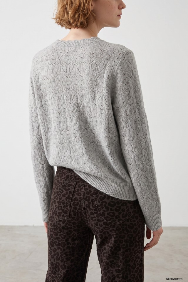 Jersey gris de punto Jersey gris de punto