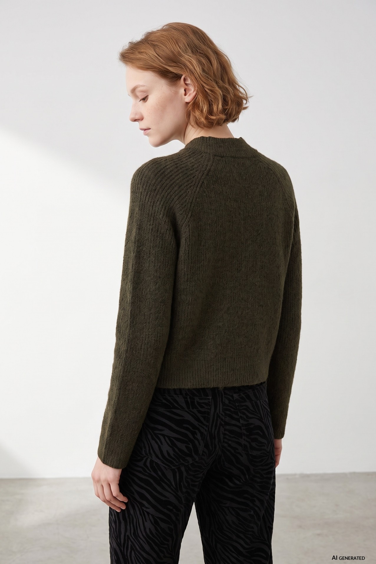 Jersey de punto verde